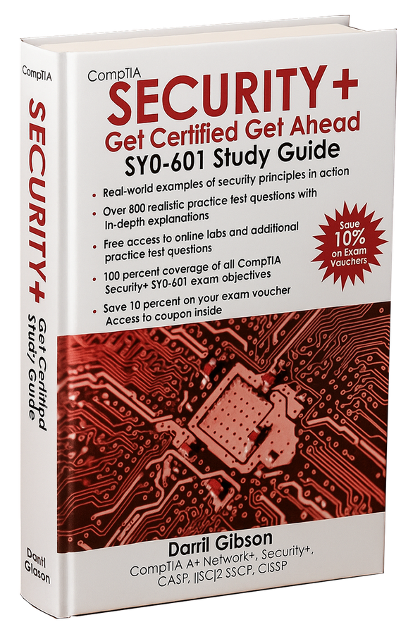 Cover of CompTIA Security+ Get Certified Get Ahead: SY0-601 Study Guide