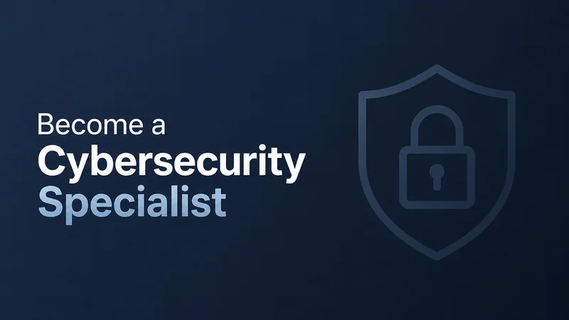 Become a Cybersecurity Specialist